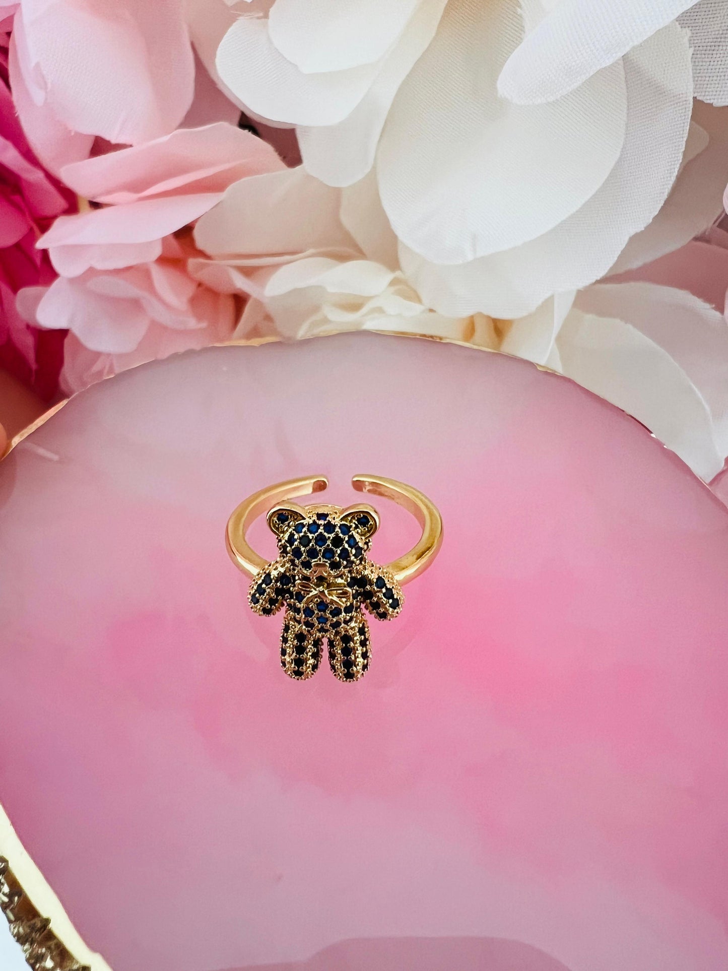 ANELLO ORSETTO ZIRCONATO