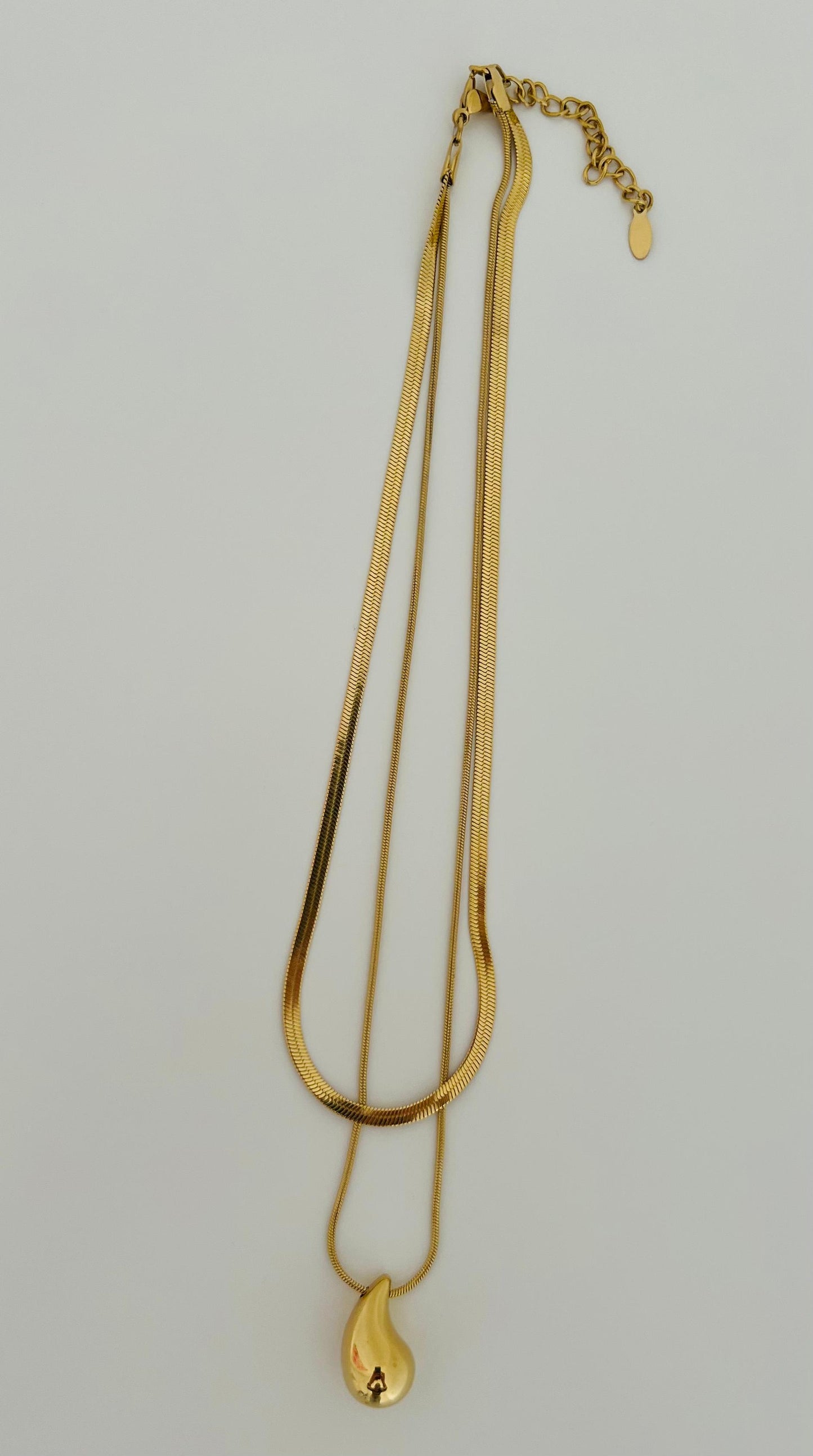 COLLANA SNAKE CON GOCCIA