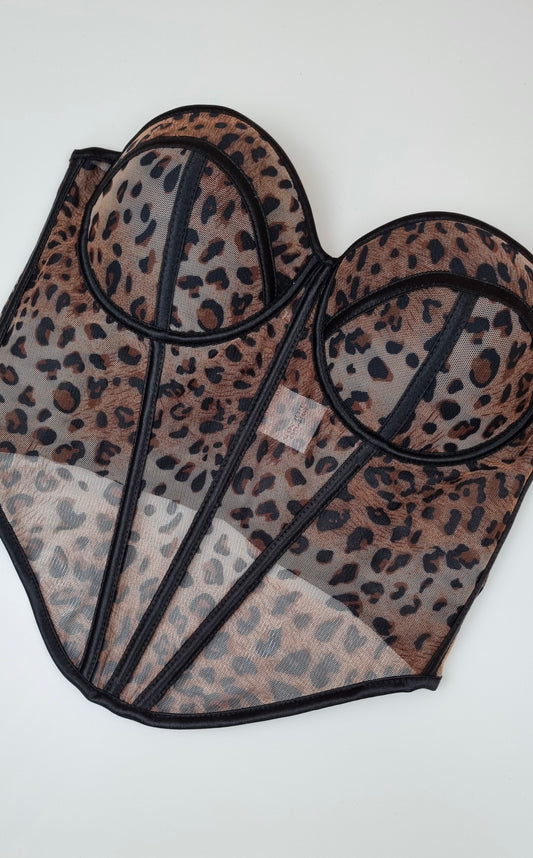 TOP BUSTIER MACULATO