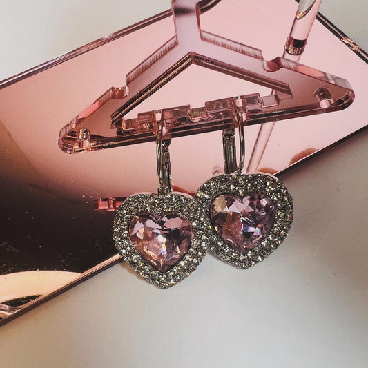 ORECCHINI CUORE CON ZIRCONI