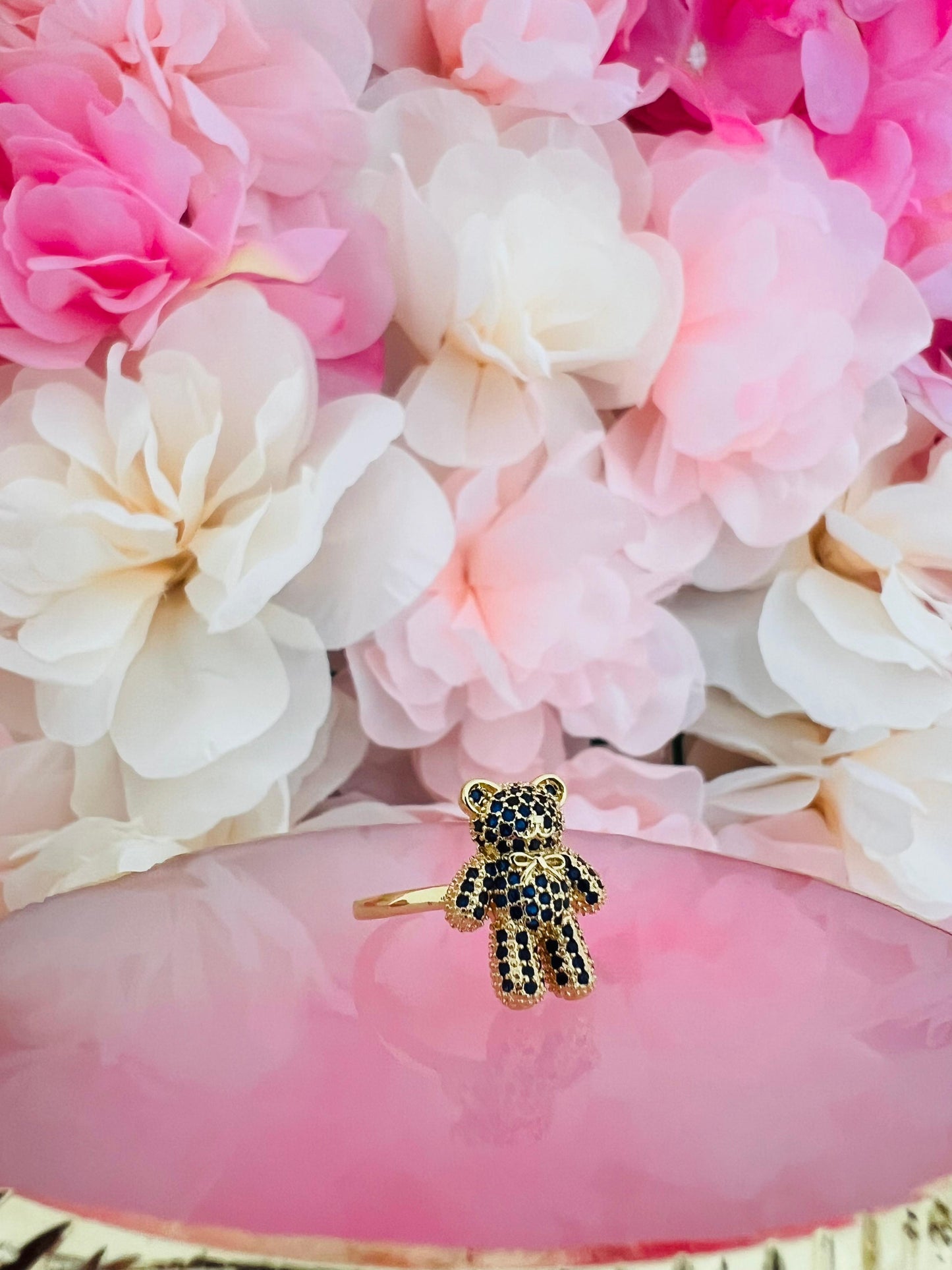 ANELLO ORSETTO ZIRCONATO