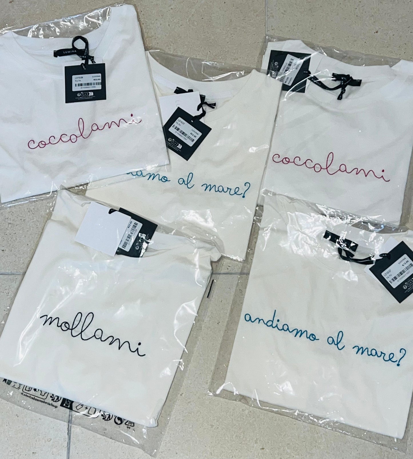 T-SHIRT RICAMO LUMINA