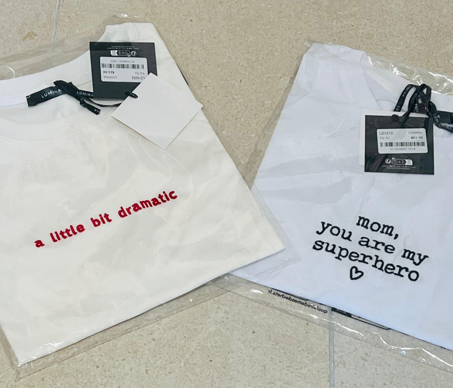 T-SHIRT RICAMO LUMINA