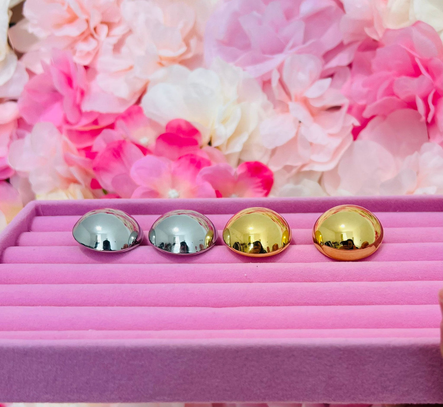 ORECCHINI BOTTONE BIG