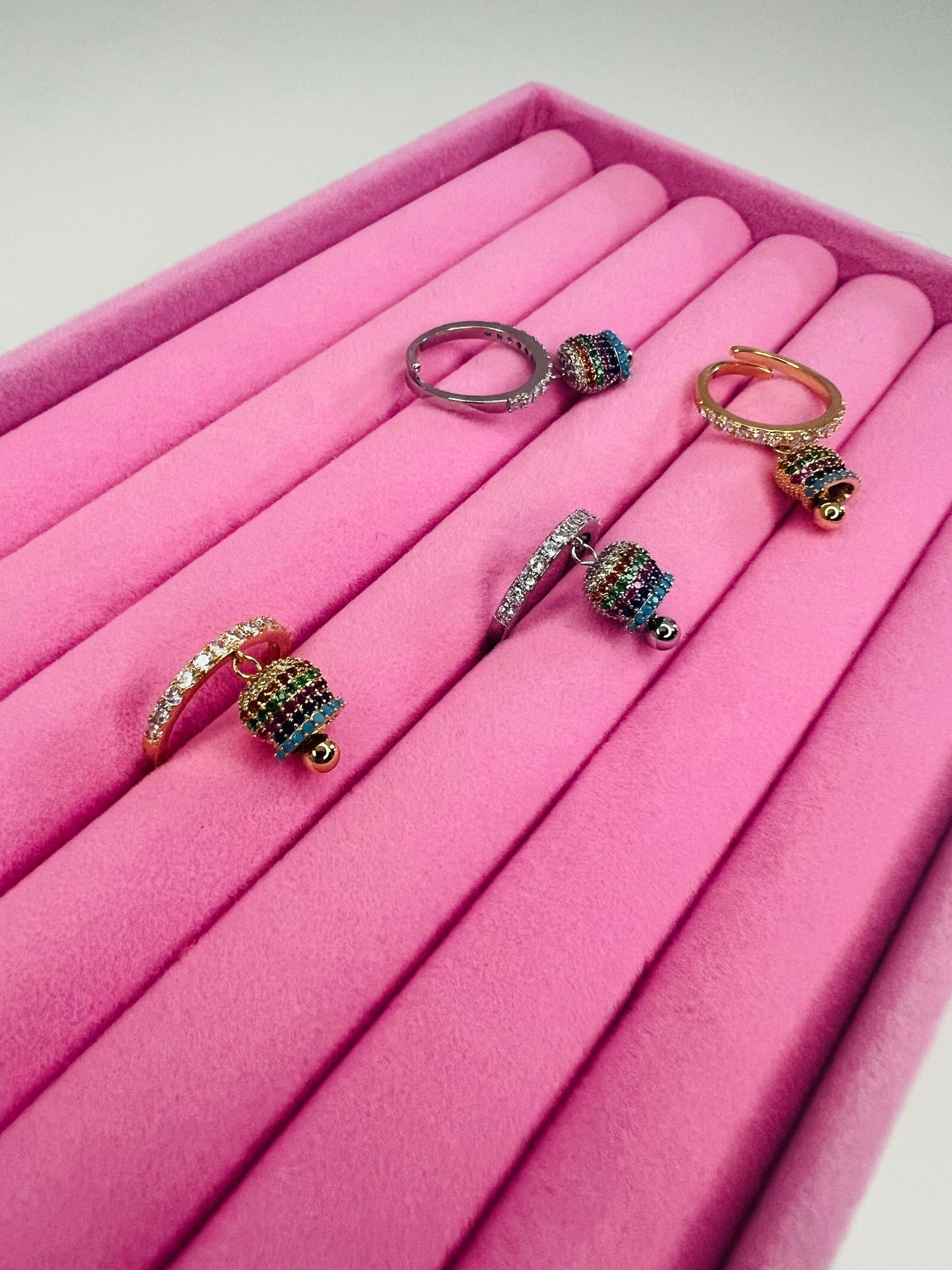 ANELLO CAMPANELLA COLORATA