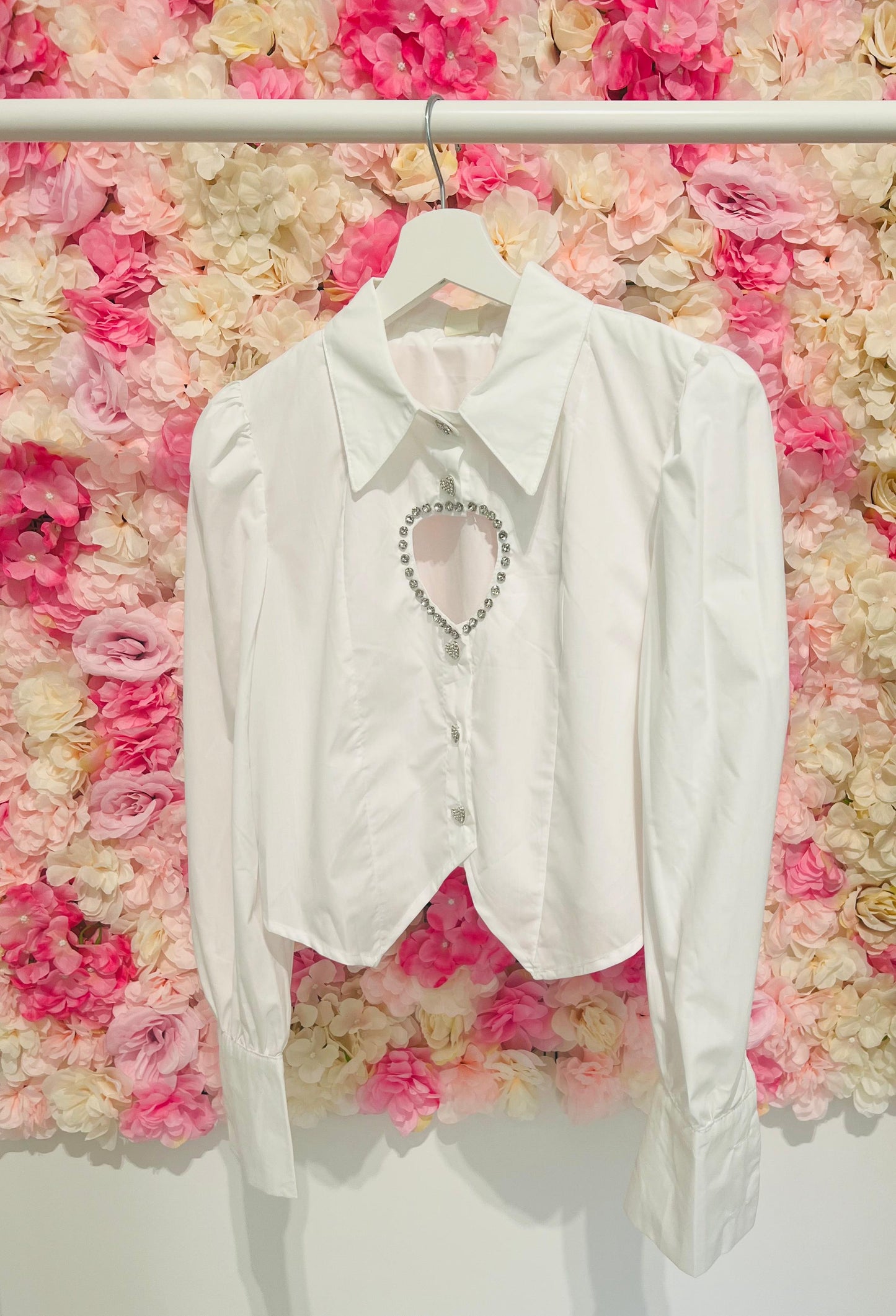 CAMICIA CROPPED HEART