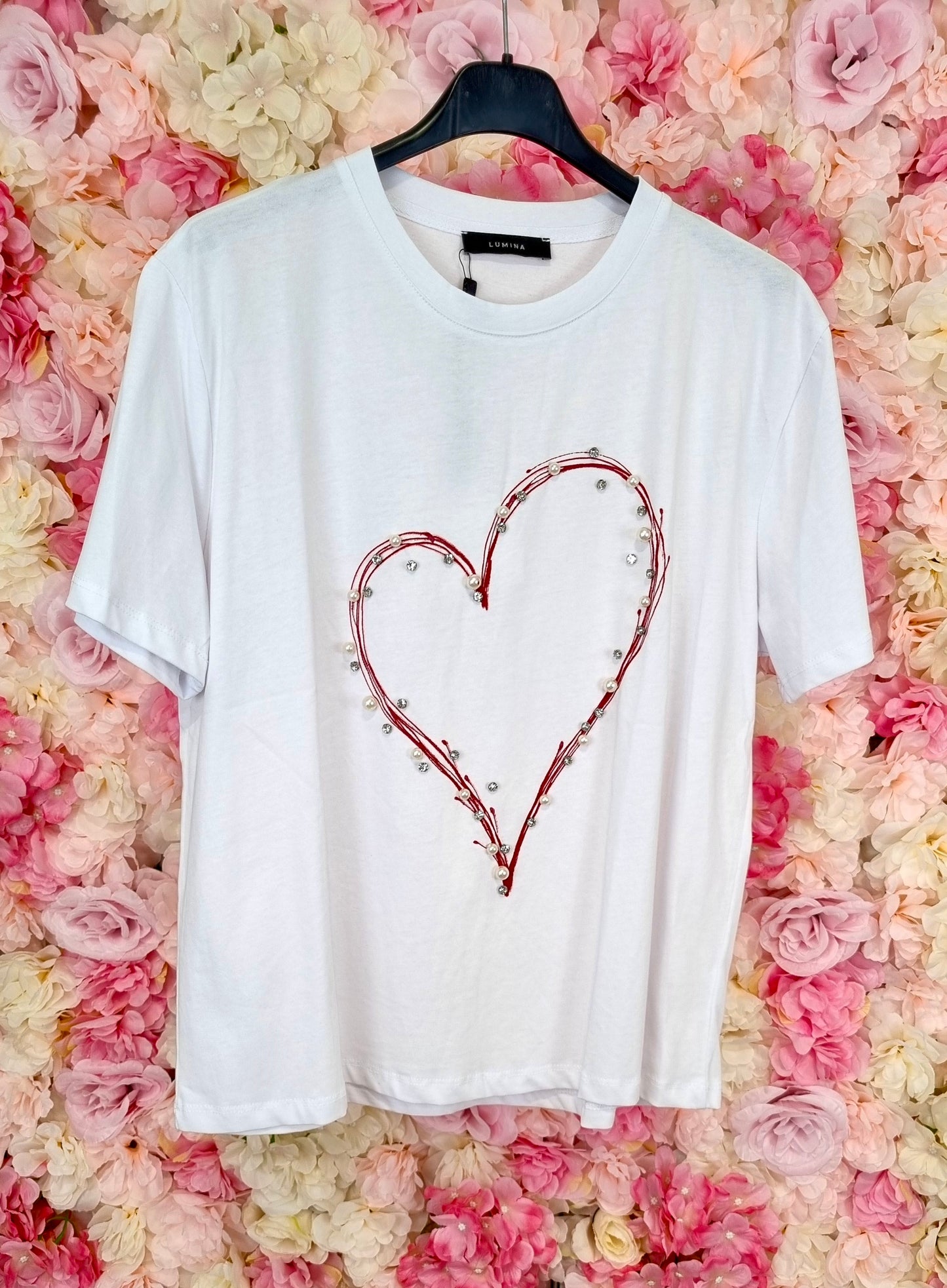 T-SHIRT HEART LUMINA