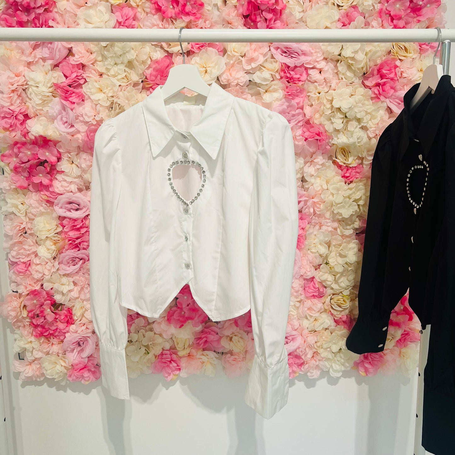 CAMICIA CROPPED HEART