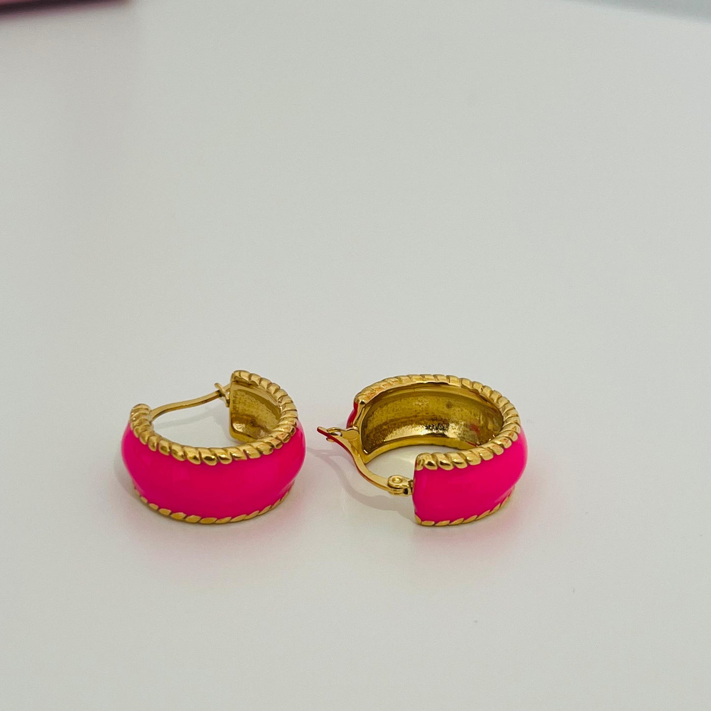 ORECCHINI CERCHIO PINK