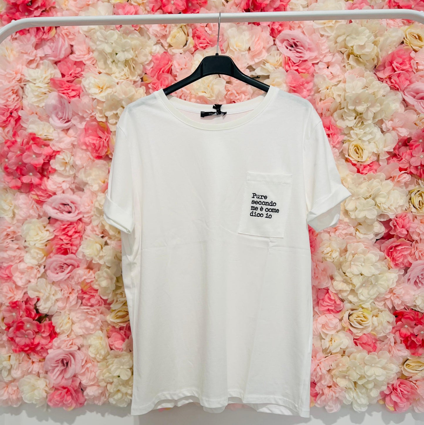 T-SHIRT RICAMO LUMINA