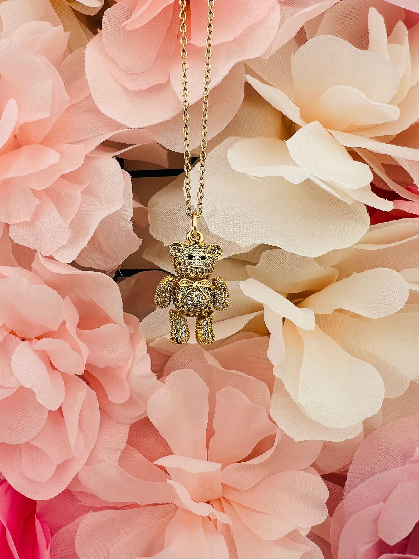 COLLANA ORSETTO ZIRCONI