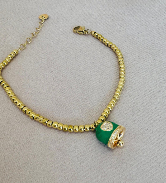 BRACCIALE CAMPANELLA VERDE