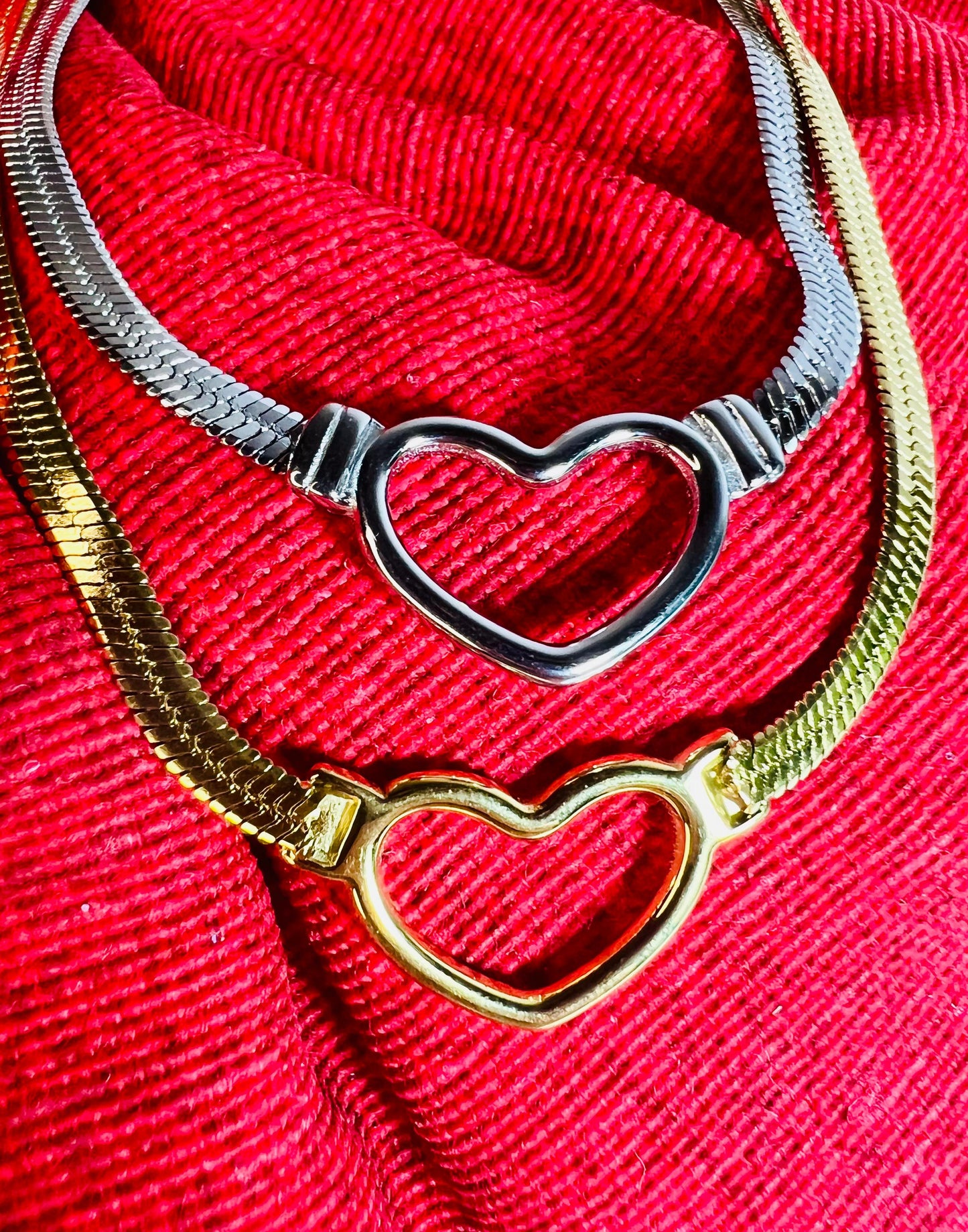 COLLANA SNAKE CUORE