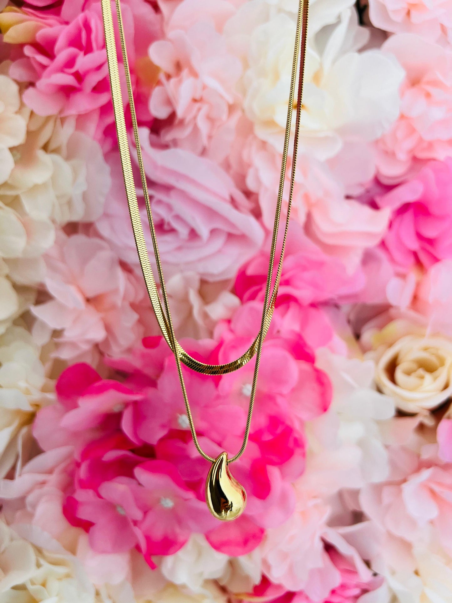 COLLANA SNAKE CON GOCCIA