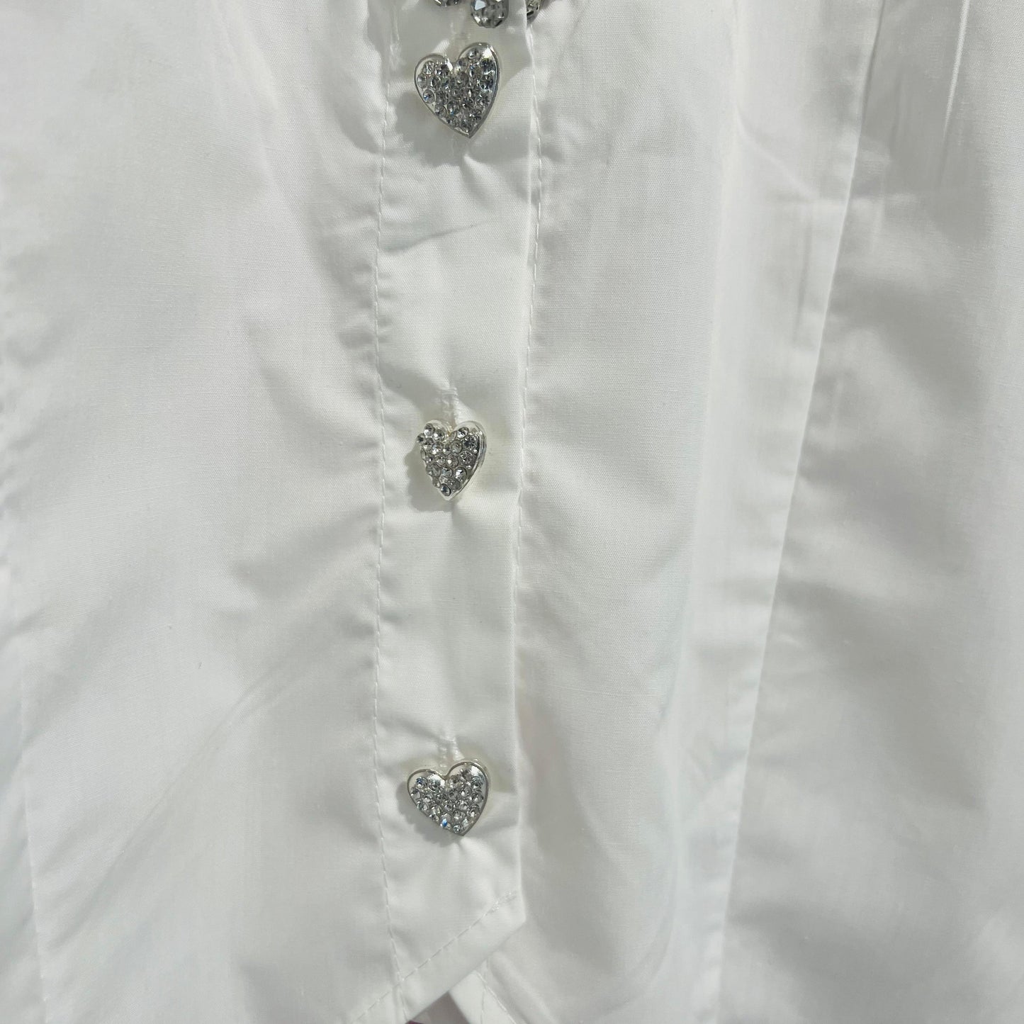 CAMICIA CROPPED HEART