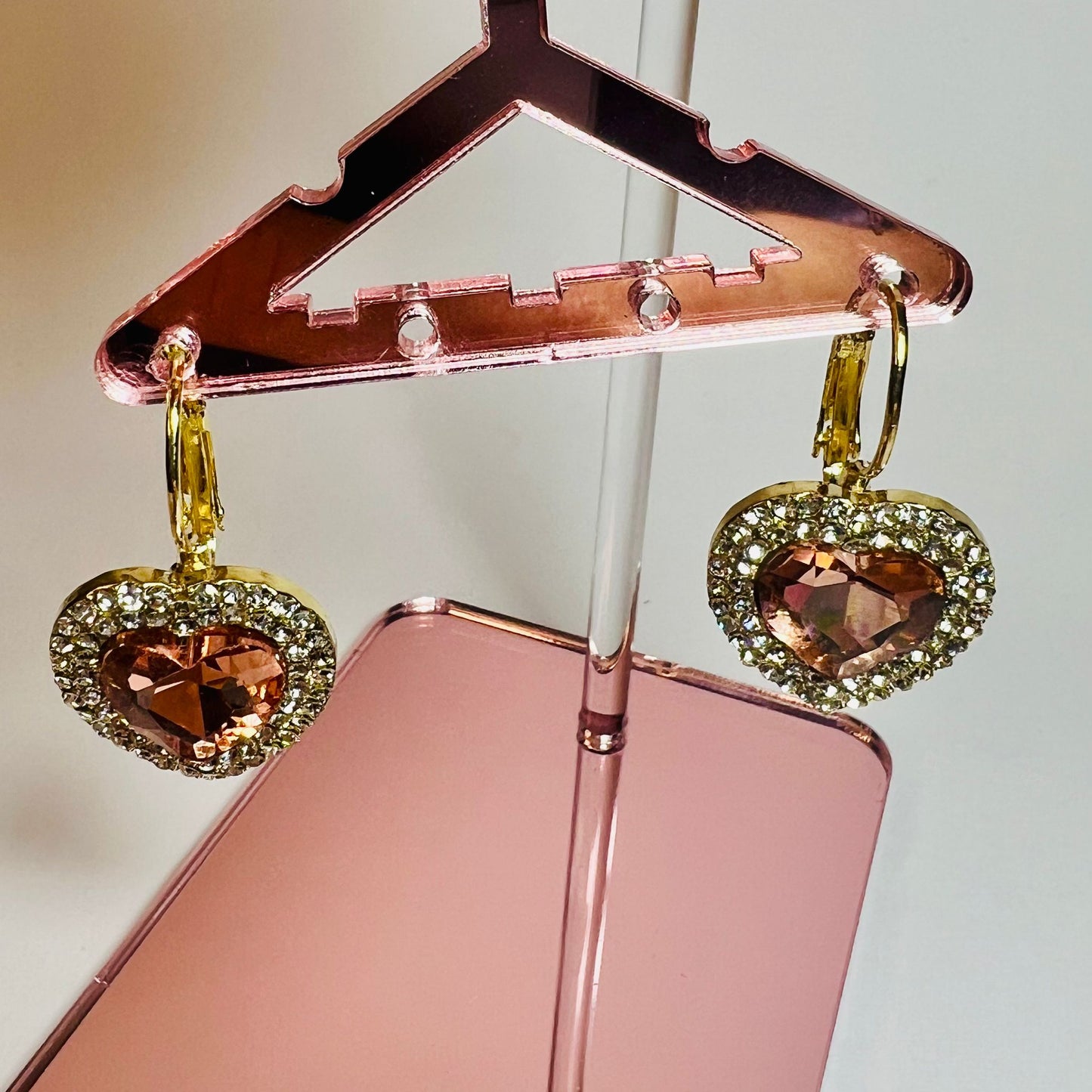 ORECCHINI CUORE ZIRCONI