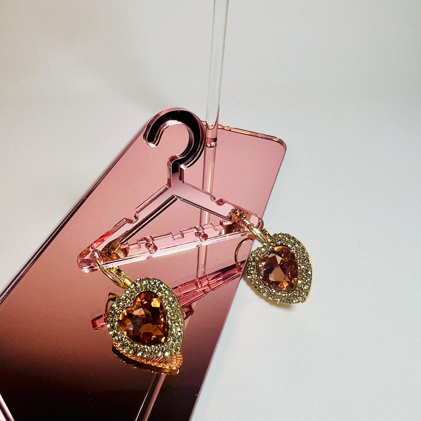 ORECCHINI CUORE ZIRCONI