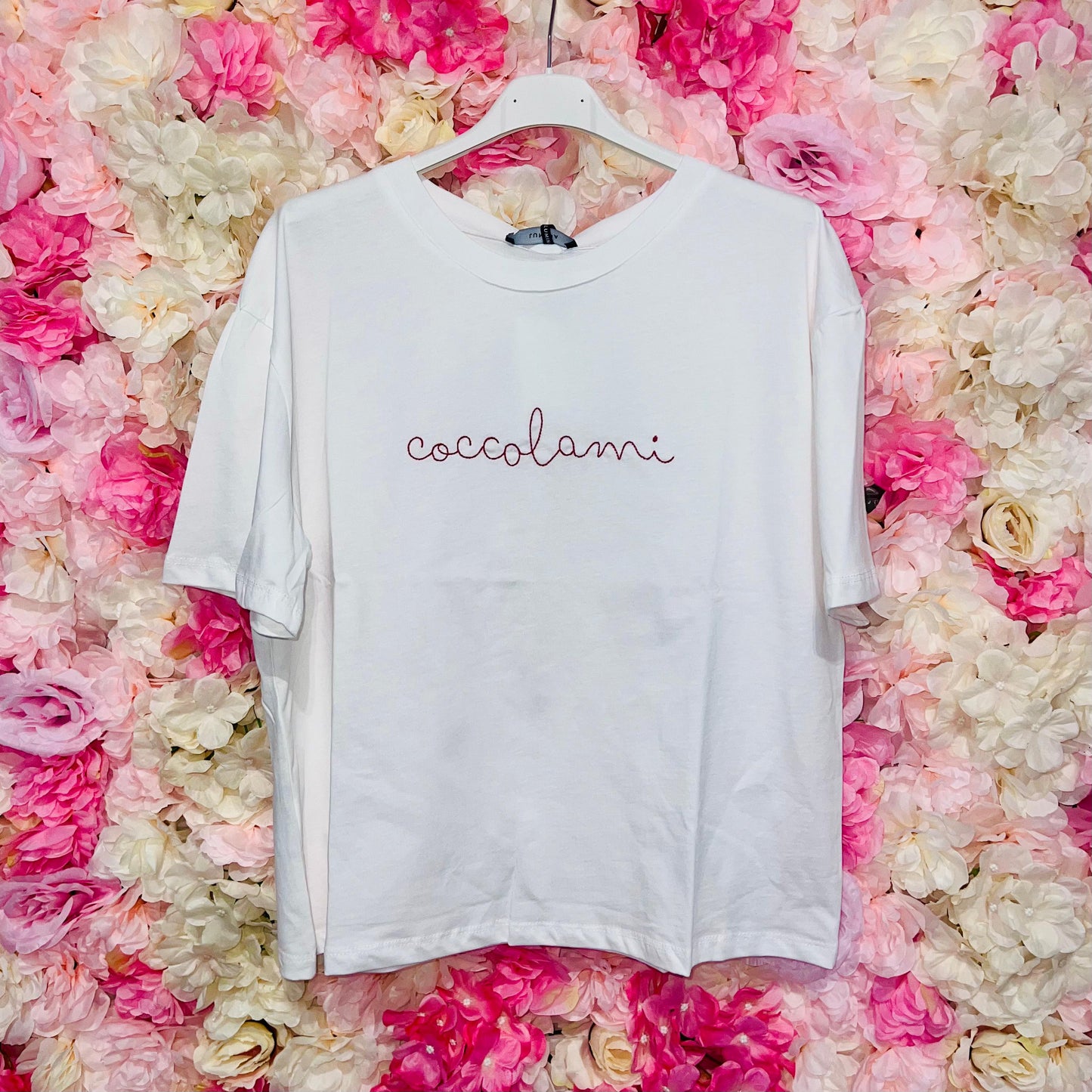 T-SHIRT RICAMO LUMINA