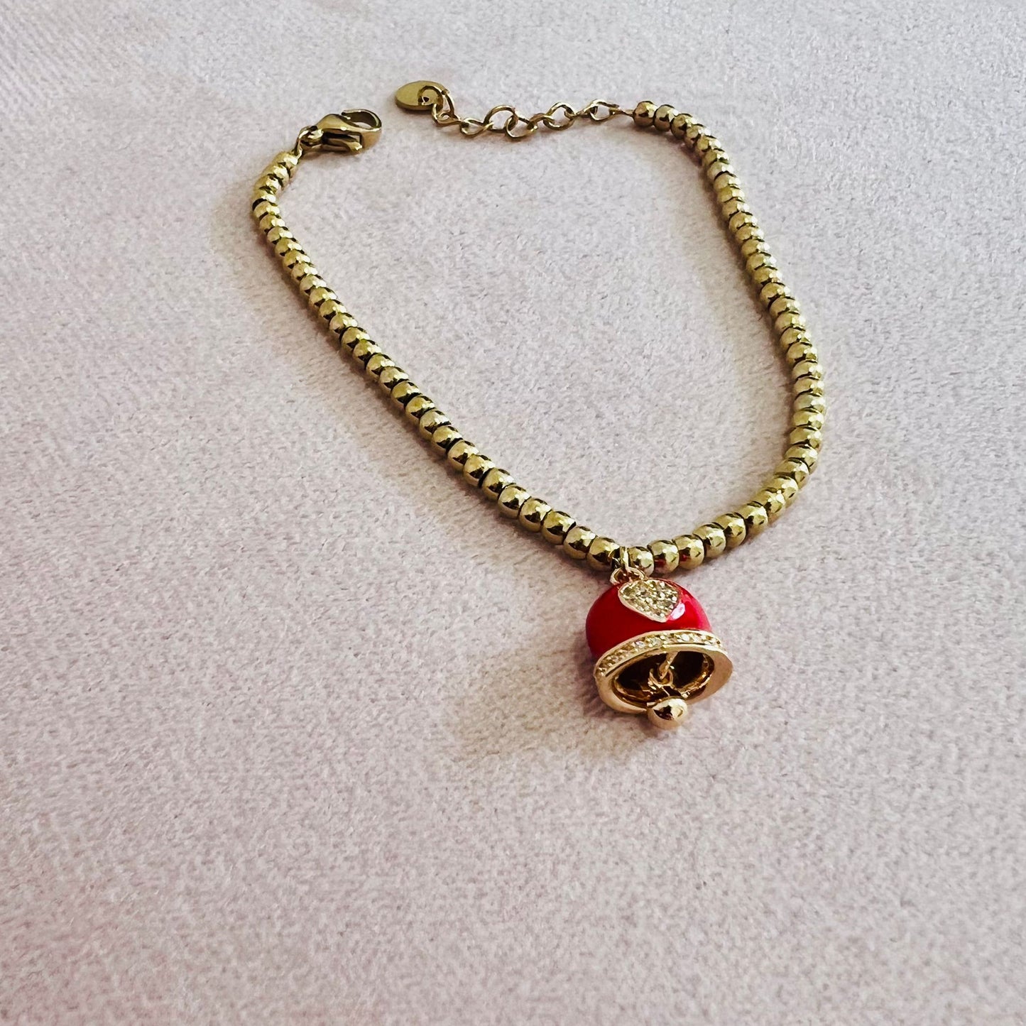 BRACCIALE CAMPANELLA ROSSA