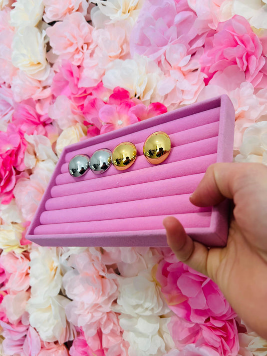 ORECCHINI BOTTONE BIG