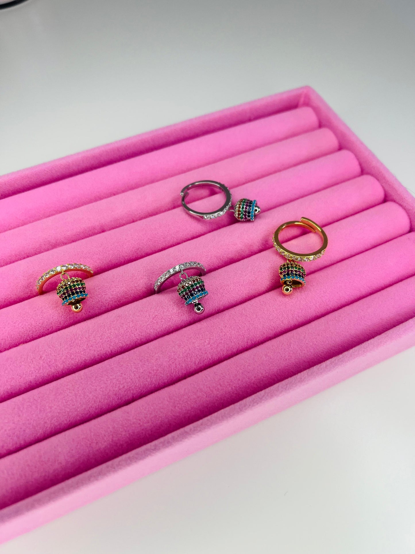 ANELLO CAMPANELLA COLORATA