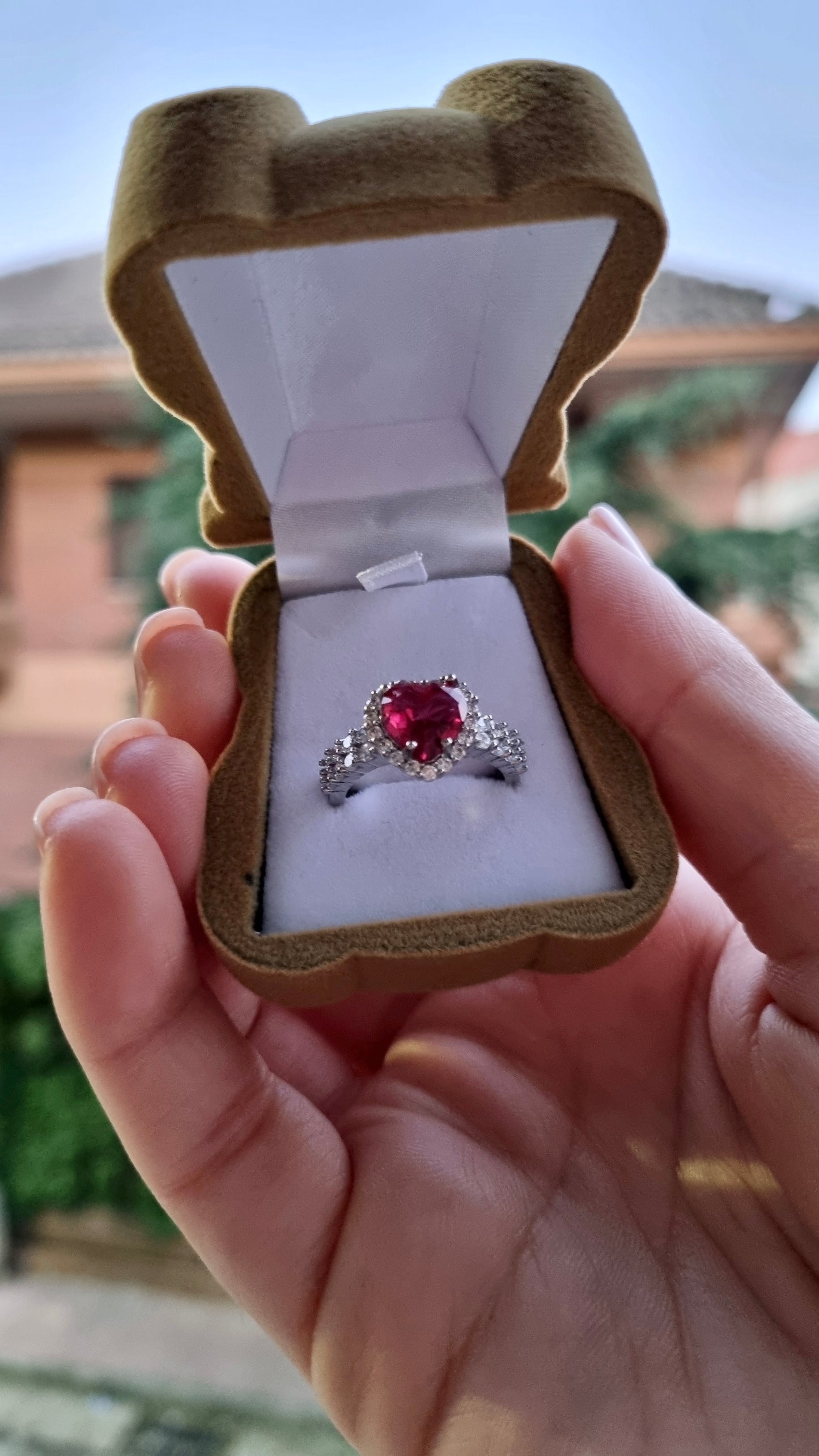 Orsetto dell’Amore – Anello a Cuore