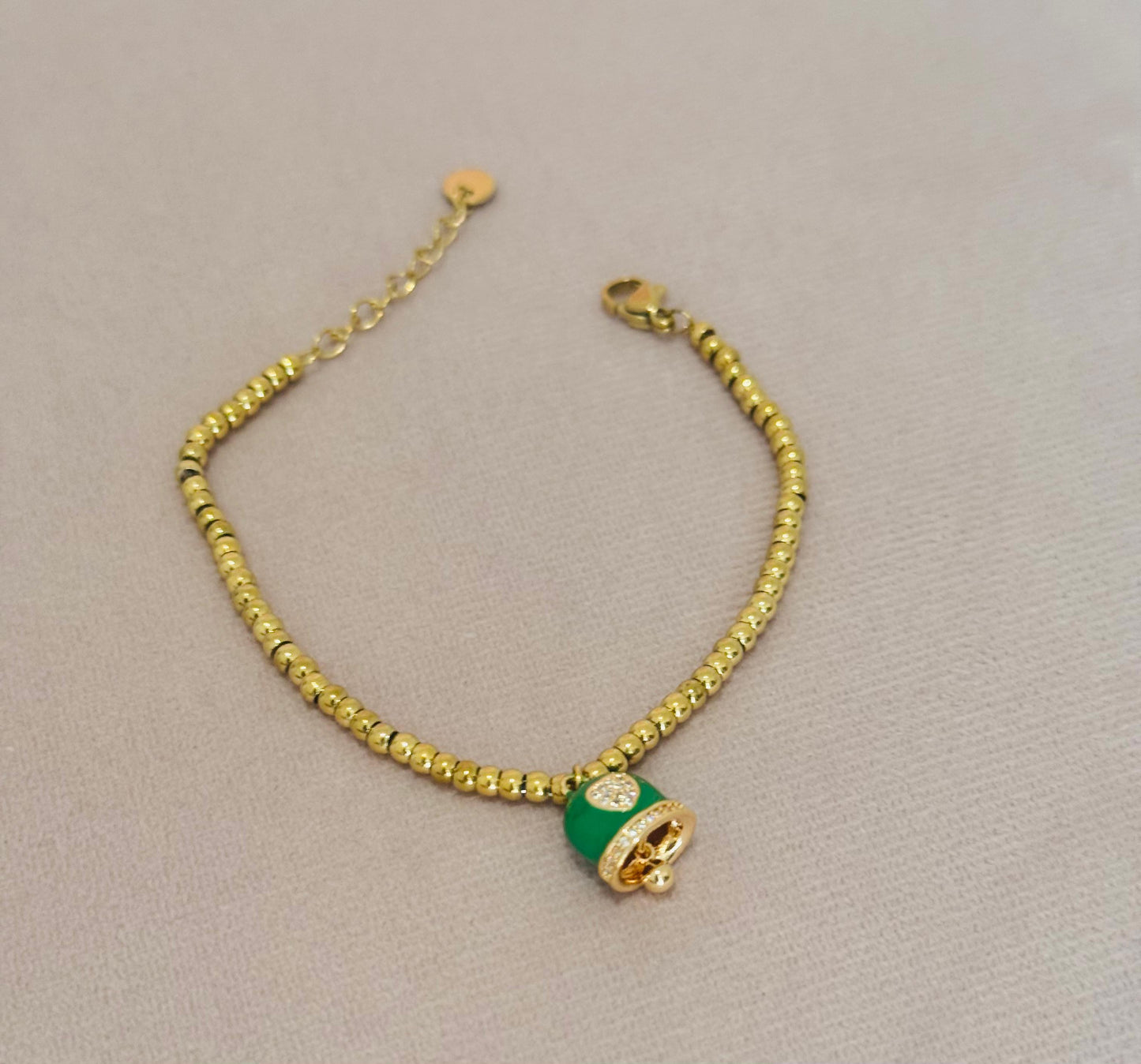 BRACCIALE CAMPANELLA VERDE