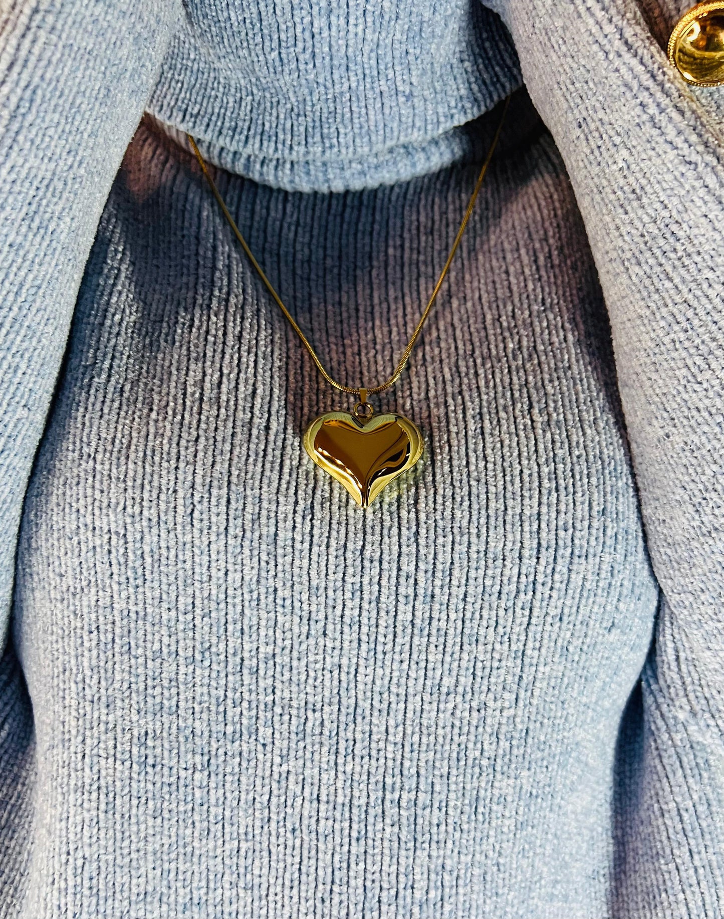 COLLANA CUORE 3D LUNGA