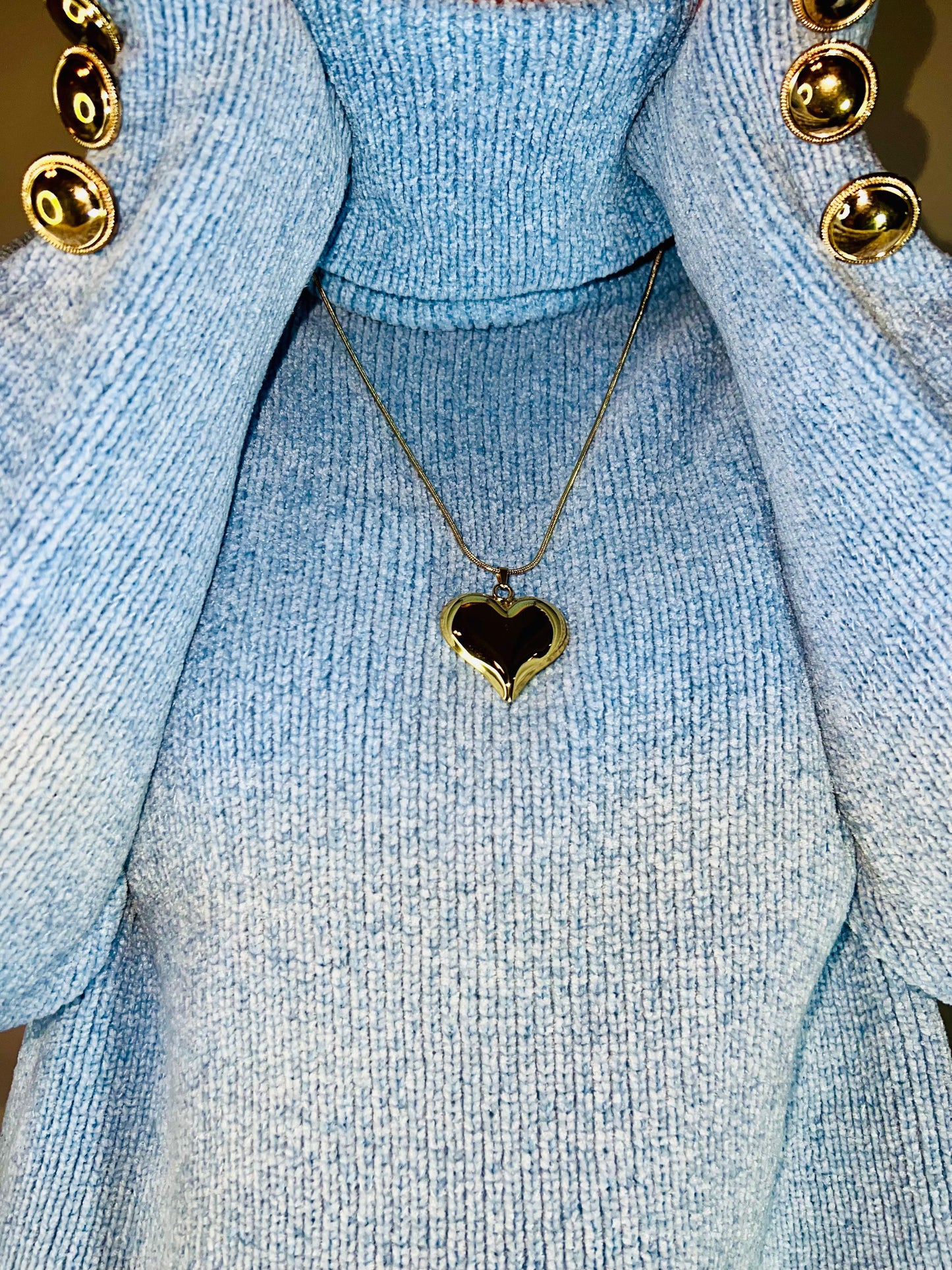 COLLANA CUORE 3D LUNGA